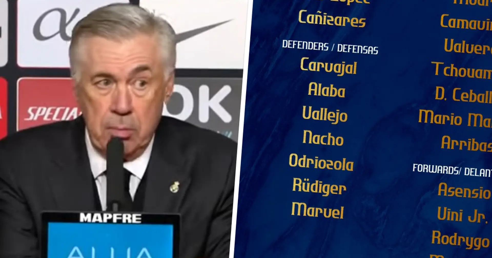 Sin Benzema y Courtois: Real Madrid presenta la convocatoria de 22 jugadores para el Mundial de Clubes