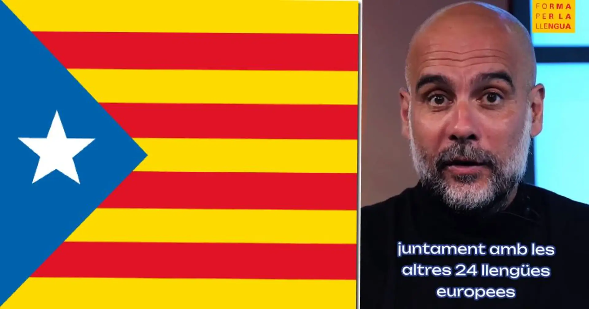 Pep Guardiola demande publiquement au Premier ministre suédois d'accepter la langue catalane comme langue officielle dans l'UE