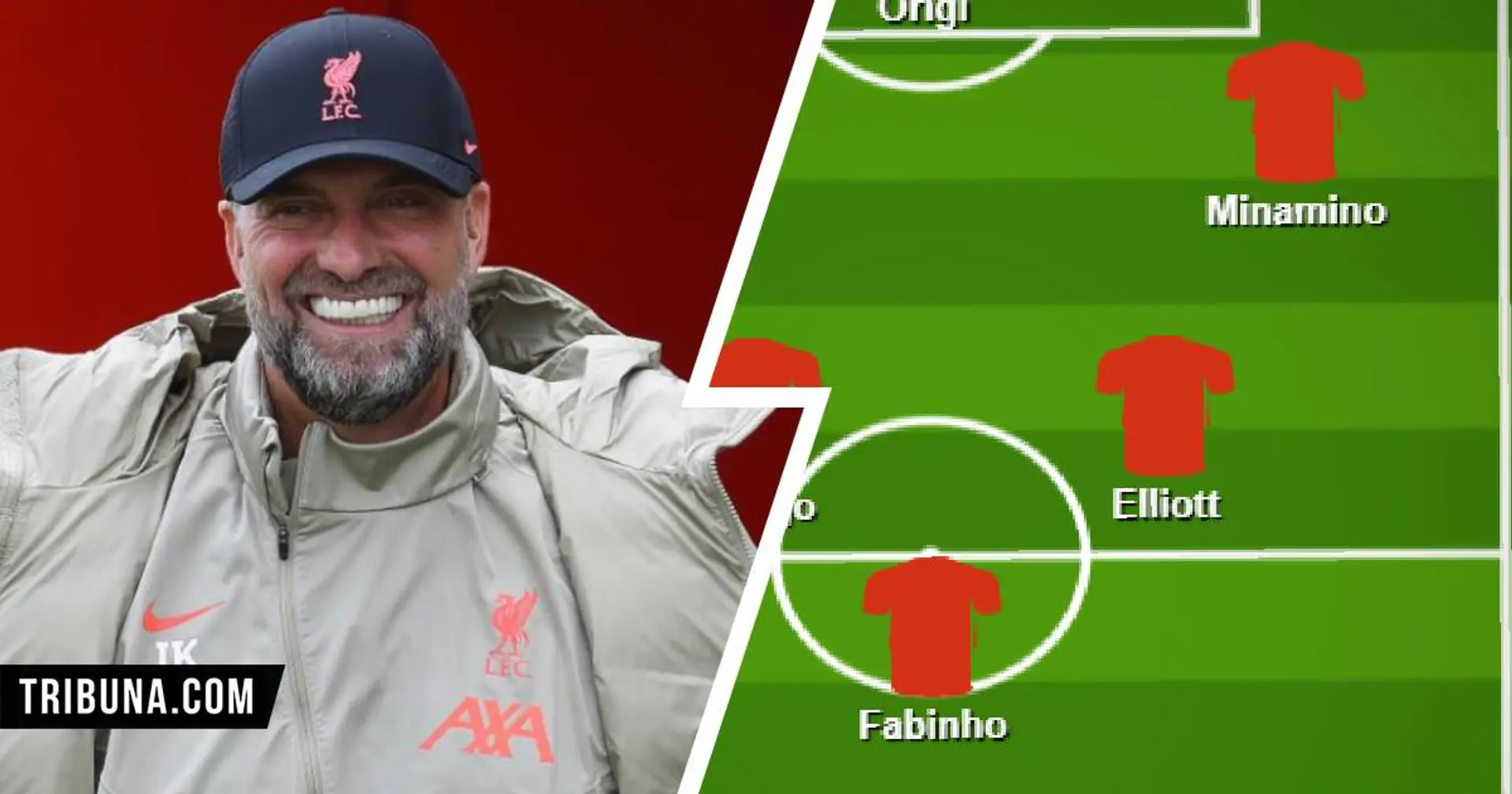Thiago and Elliott start: Reds select best XI for Cardiff clash