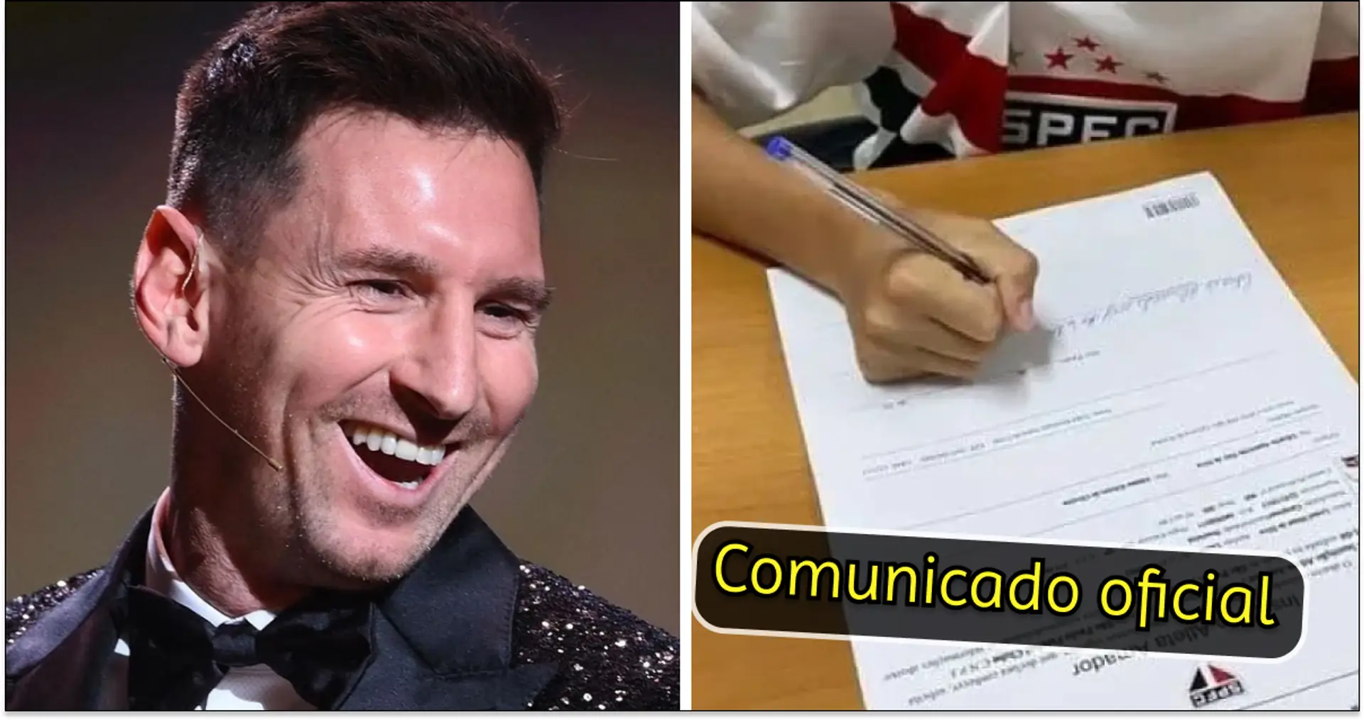 OFFIZIELL: Lionel Messi unterschreibt Vertrag bei Sao Paulo - er ist ein 9-jähriger Brasilianer