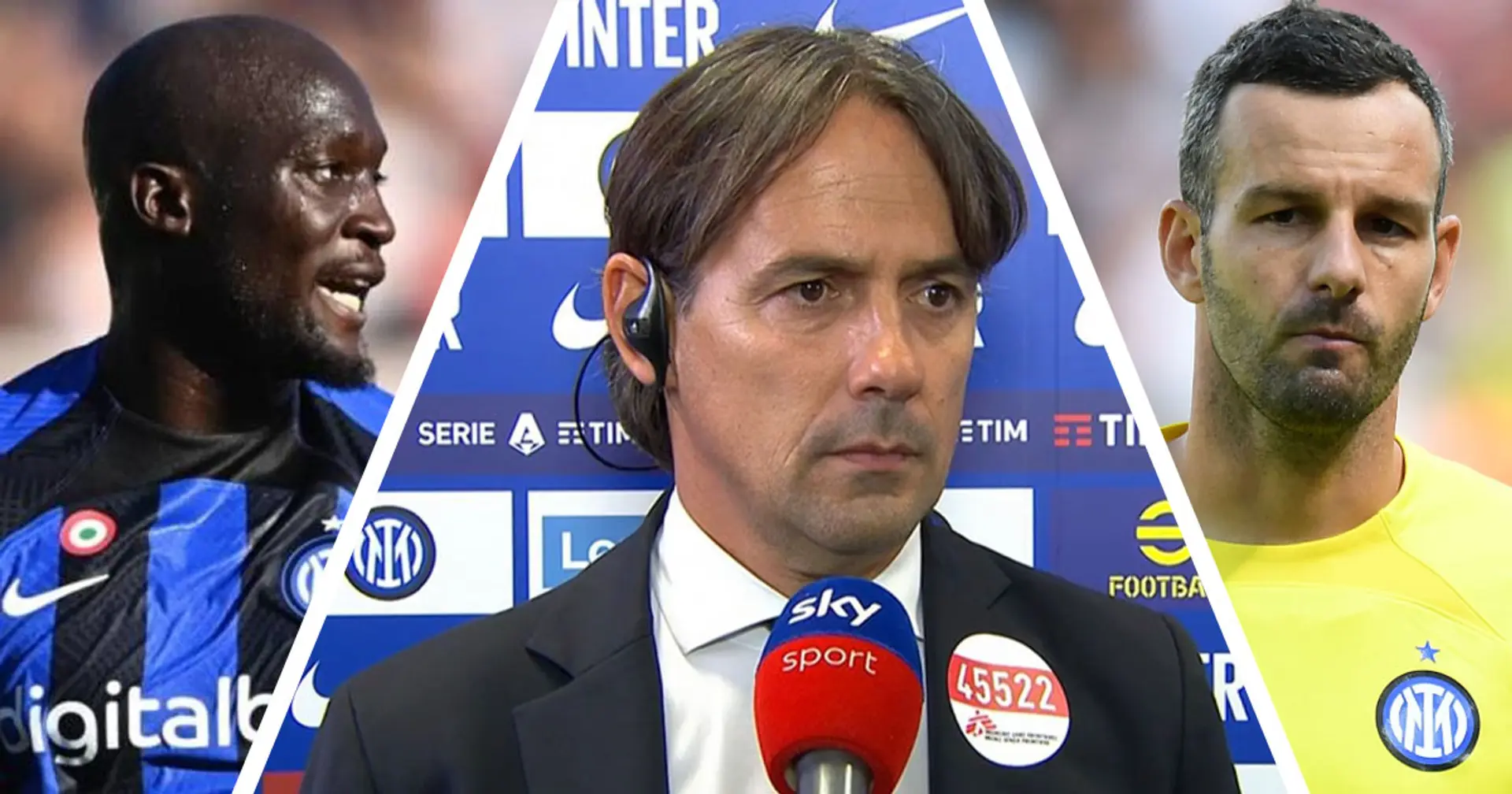 "Abbiamo avuto dei ritardi", Inzaghi ammette il problema dell'Inter  e rivela le condizioni di Handanovic e Lukaku