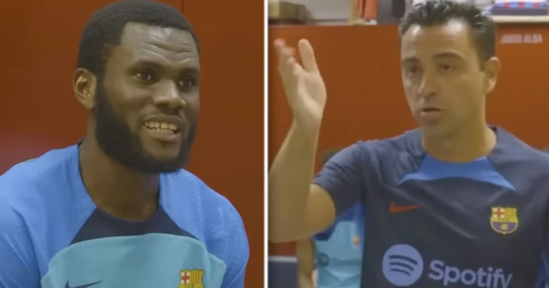 "Ta nouvelle famille": comment Xavi a présenté Kessié au vestiaire du Barça