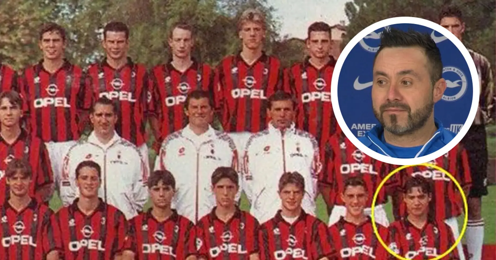 "La mia fortuna è stata crescere nel grande Milan dei campioni", De Zerbi rivela quale giocatore gli fu più vicino