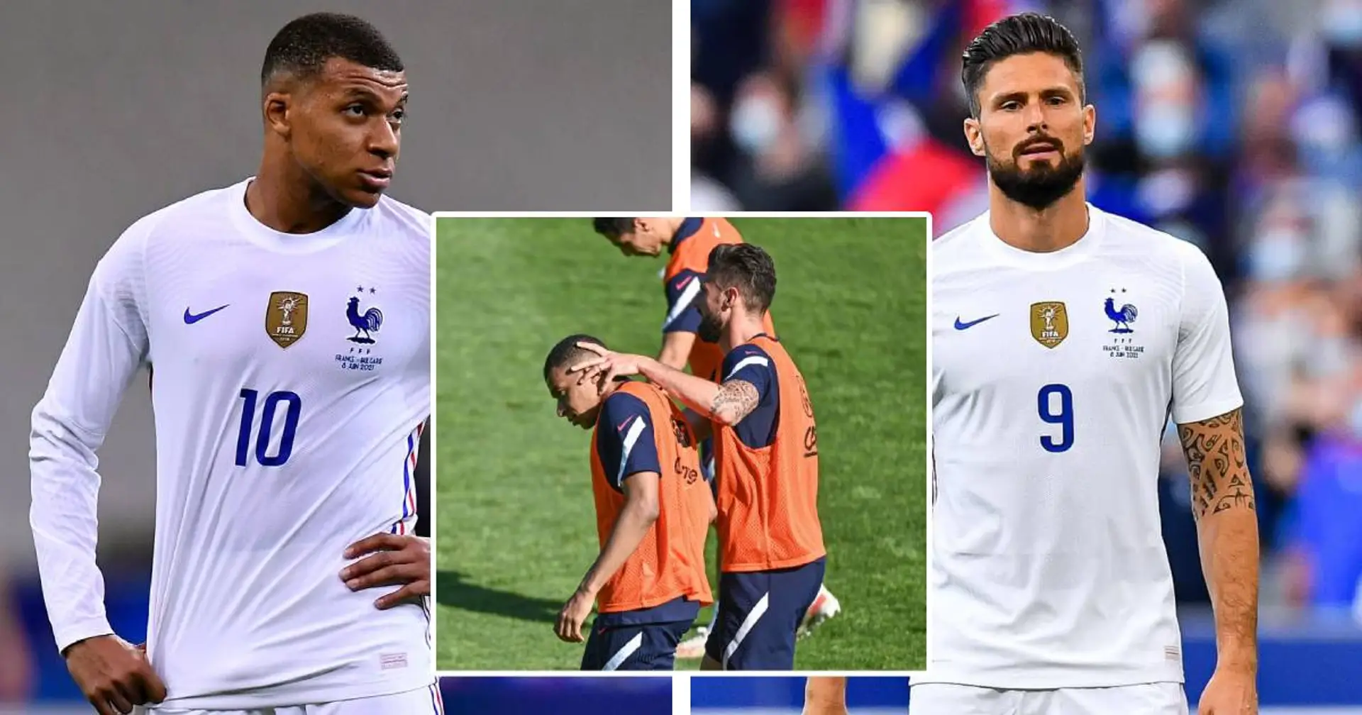 Tension still boiling between Giroud and Mbappe over Olivier's recent comments