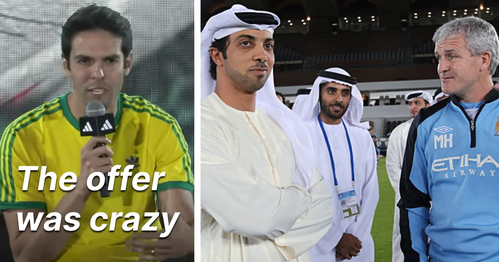 'I was going to be the most paid footballer of all time': Kaka reveals why he rejected Man City after Sheikh takeover