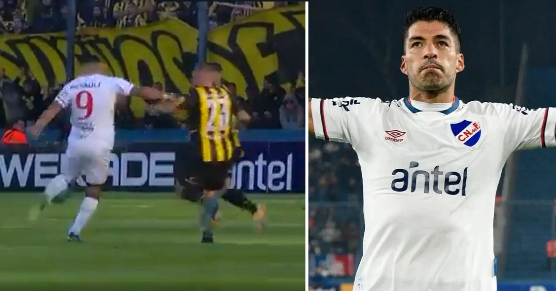 Suarez scores incredible weak-foot volley in Uruguay's biggest derby (video)