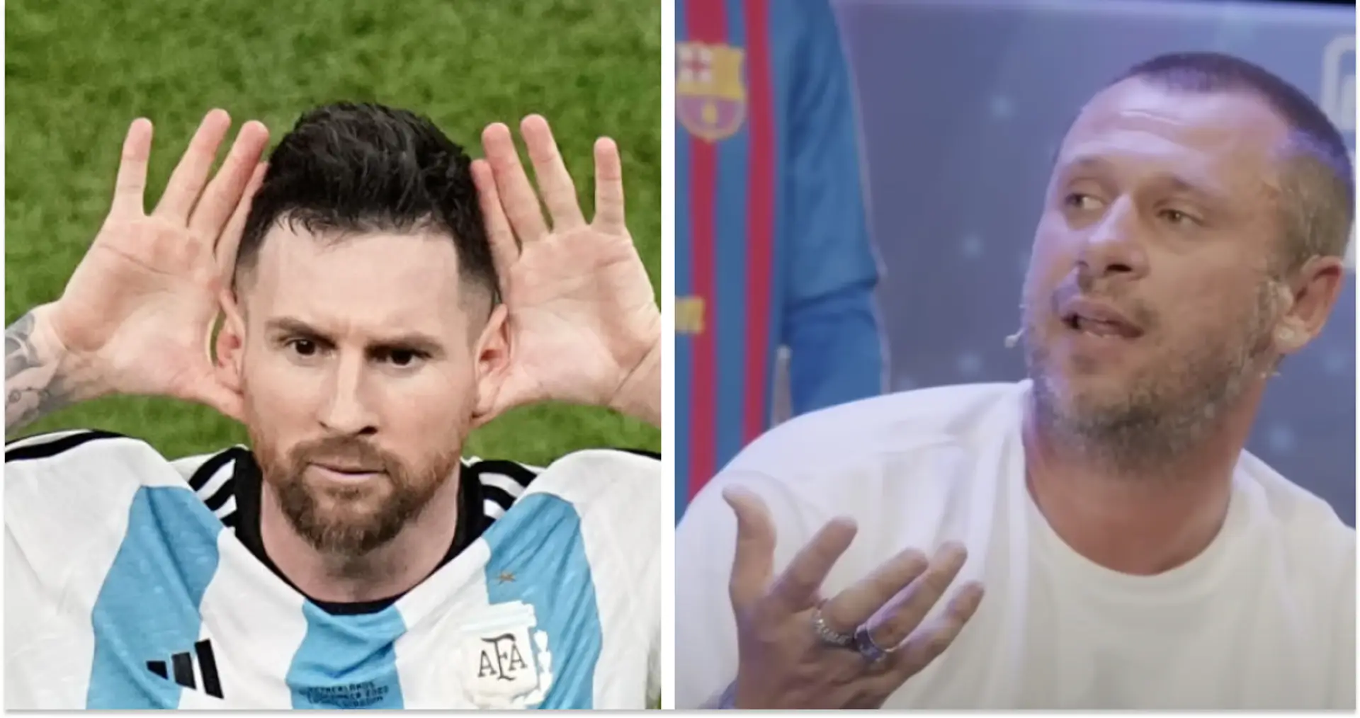'The best thing you'll hear today': Antonio Cassano singing odes to Leo Messi after World Cup triumph