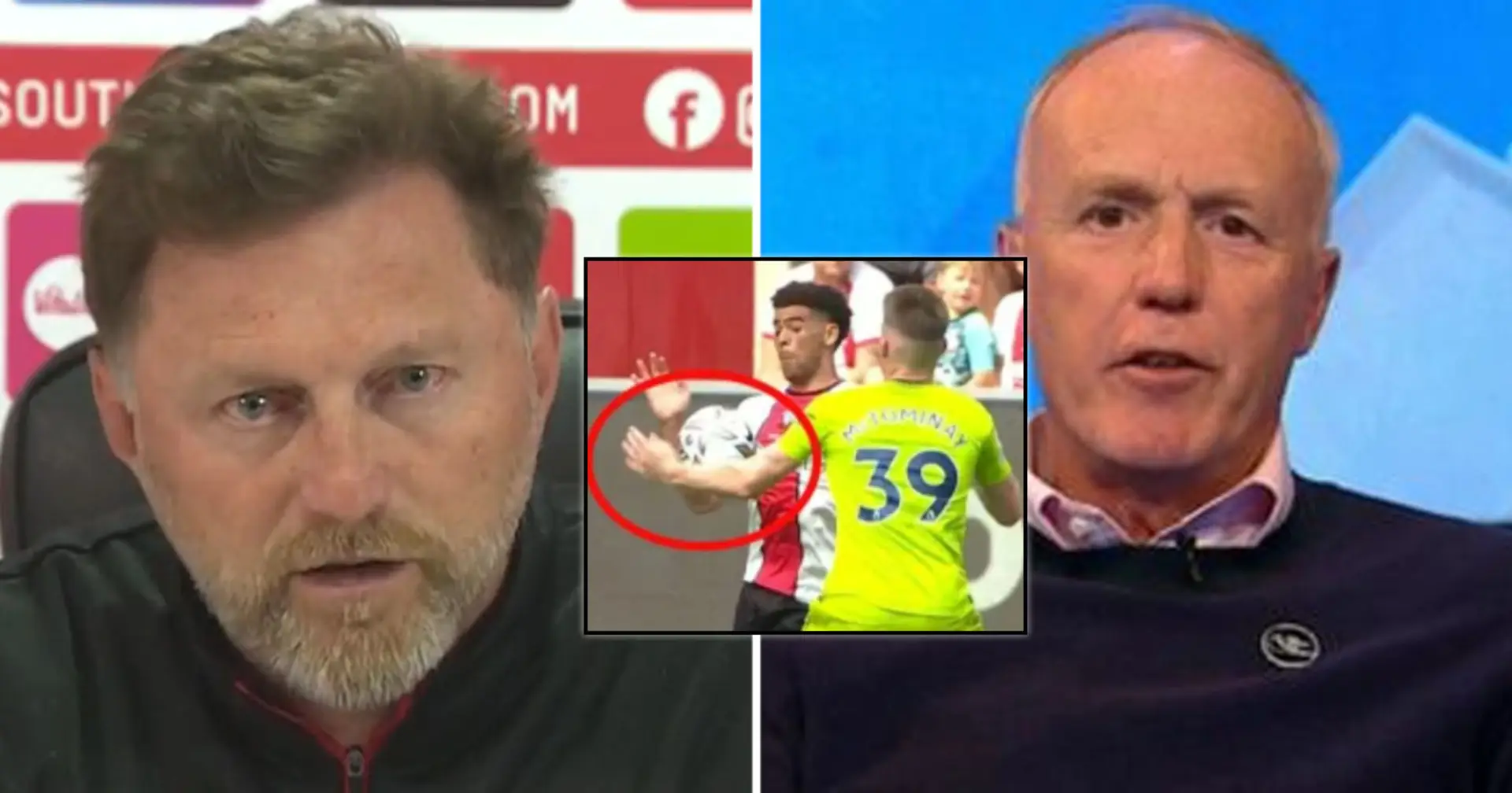 Southampton boss Hasenhuttl claims they should've received penalty for McTominay handball - PL referee explains why they didn't