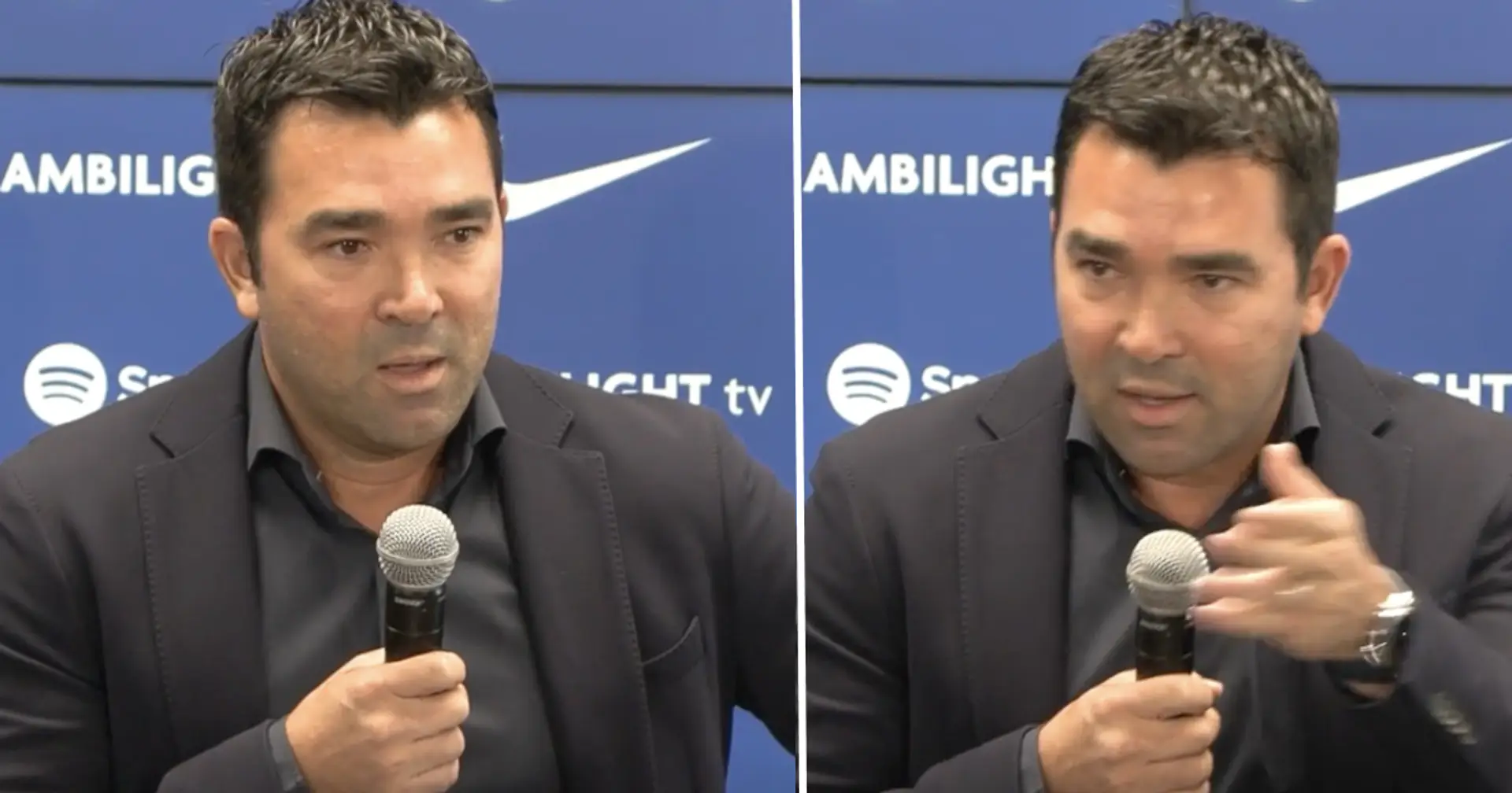 Deco names one category of players Barca won't buy in the future — had them enough
