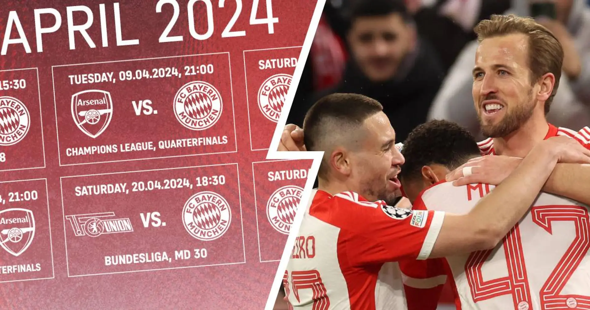 Heidenheim, Arsenal und mehr: Diese 6 Spiele warten auf die Bayern im April