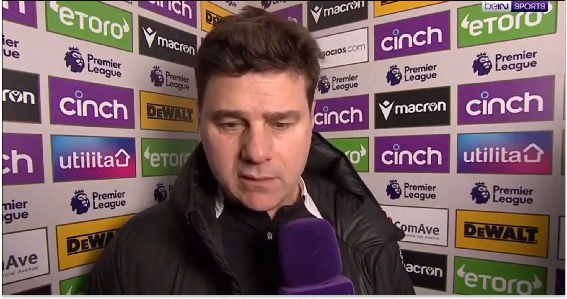 'I don't care about rumours. I don't care about tension': Poch asked about getting sacked
