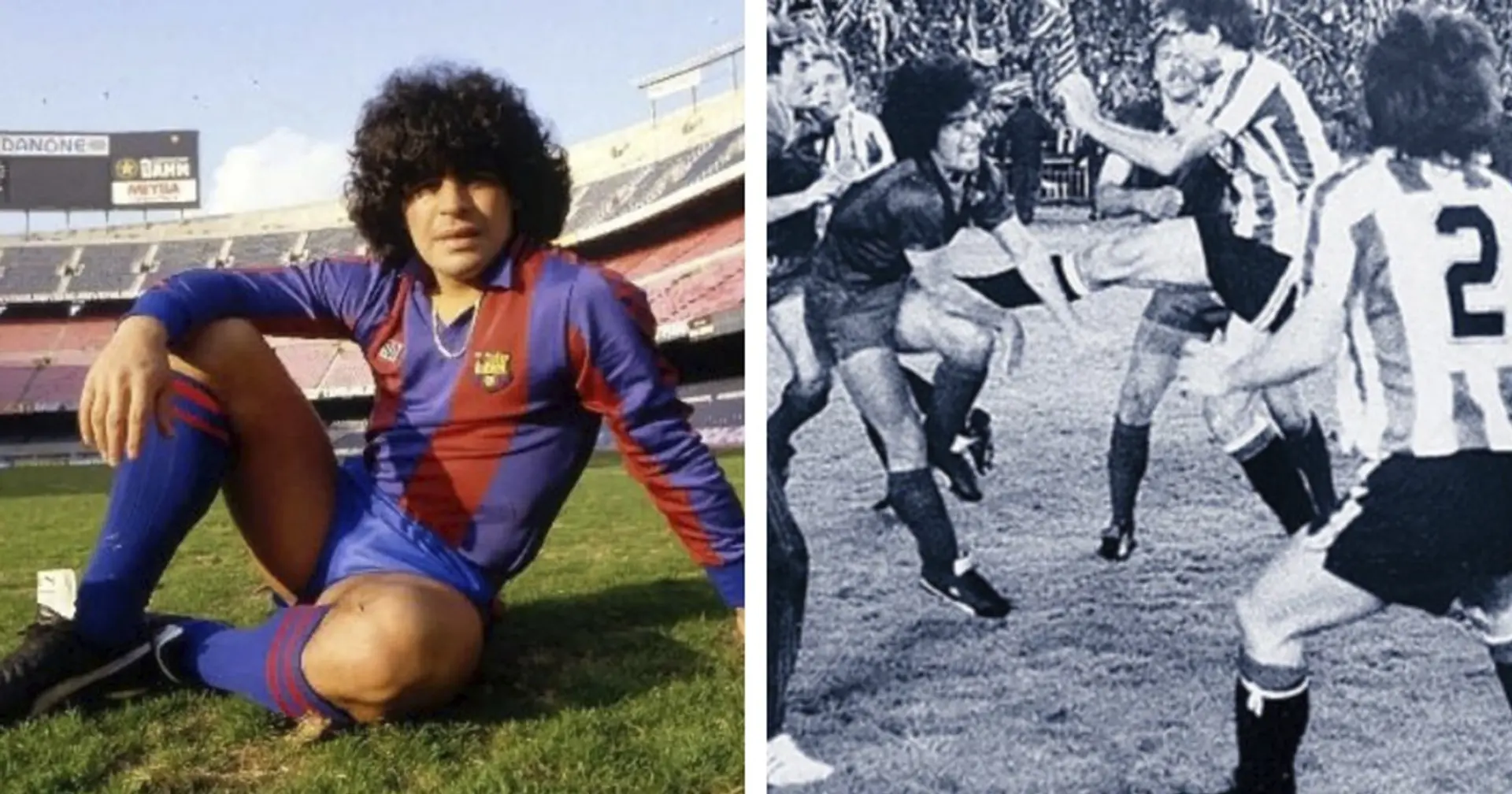 Maradona hätte eine Ikone des FC Barcelona werden können, doch seine Karriere beim katalanischen Verein wurde durch eine Schlägerei im Camp Nou zunichte gemacht  