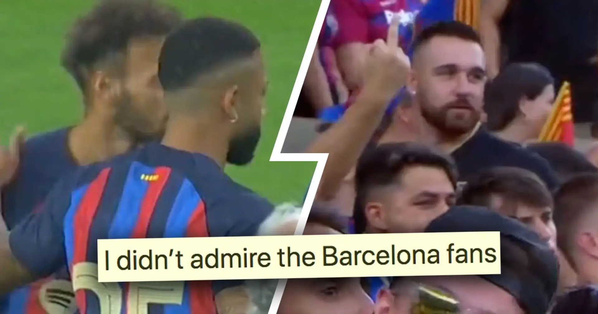 "Es ist nicht seine Schuld, dass er sich nicht beweisen konnte": Ein Fan reagiert auf Buh-Rufe gegen einen Barca-Spieler während der Präsentation