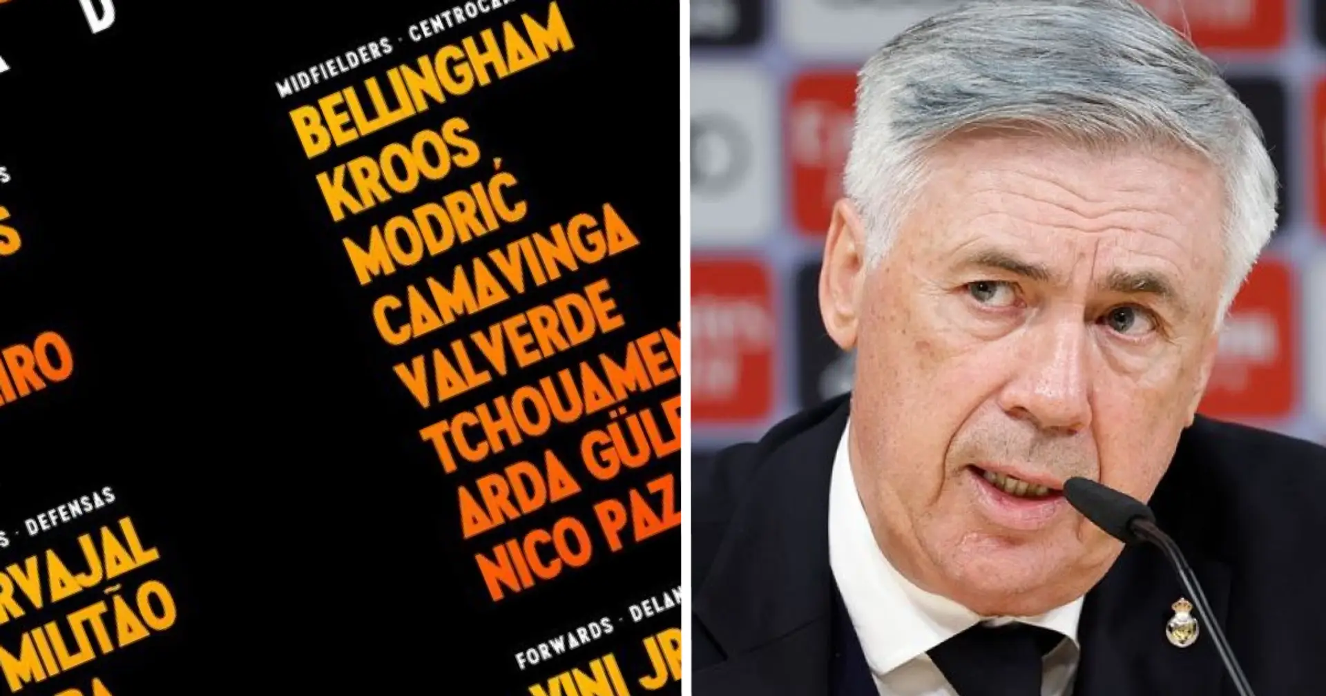 Ancelotti names 25-man squad for Real Madrid US pre-season tour