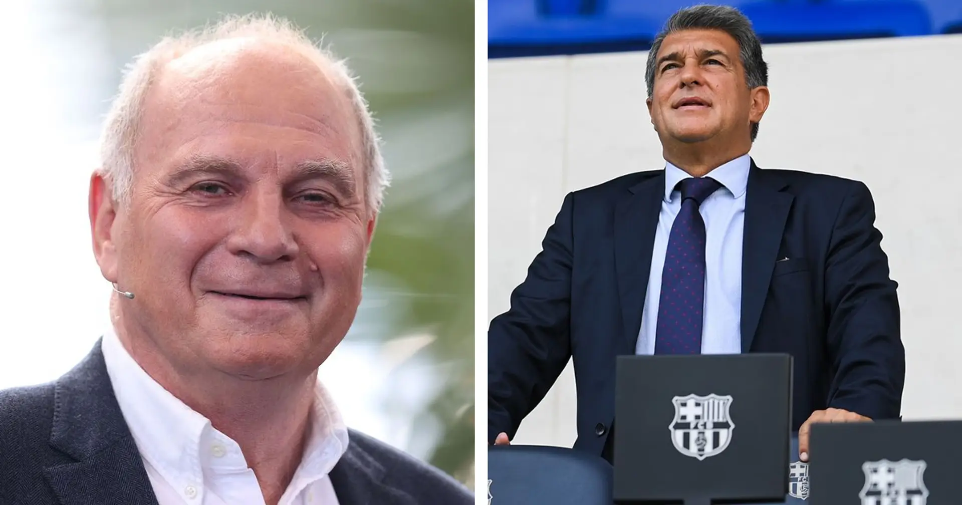 "Eigentlich pleite": Uli Hoeneß erklärt, warum Barca kein Vorbild mehr sein kann