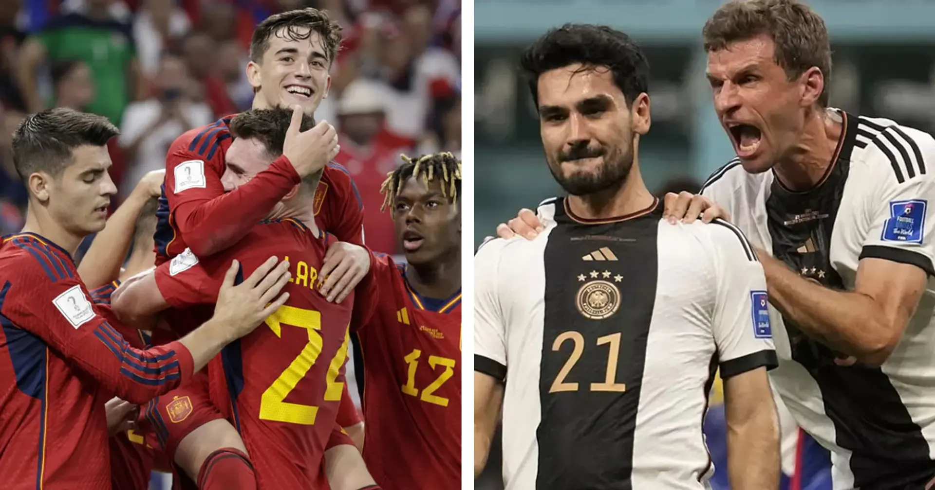 Spain vs Germany: Official team lineups for the World Cup clash revealed