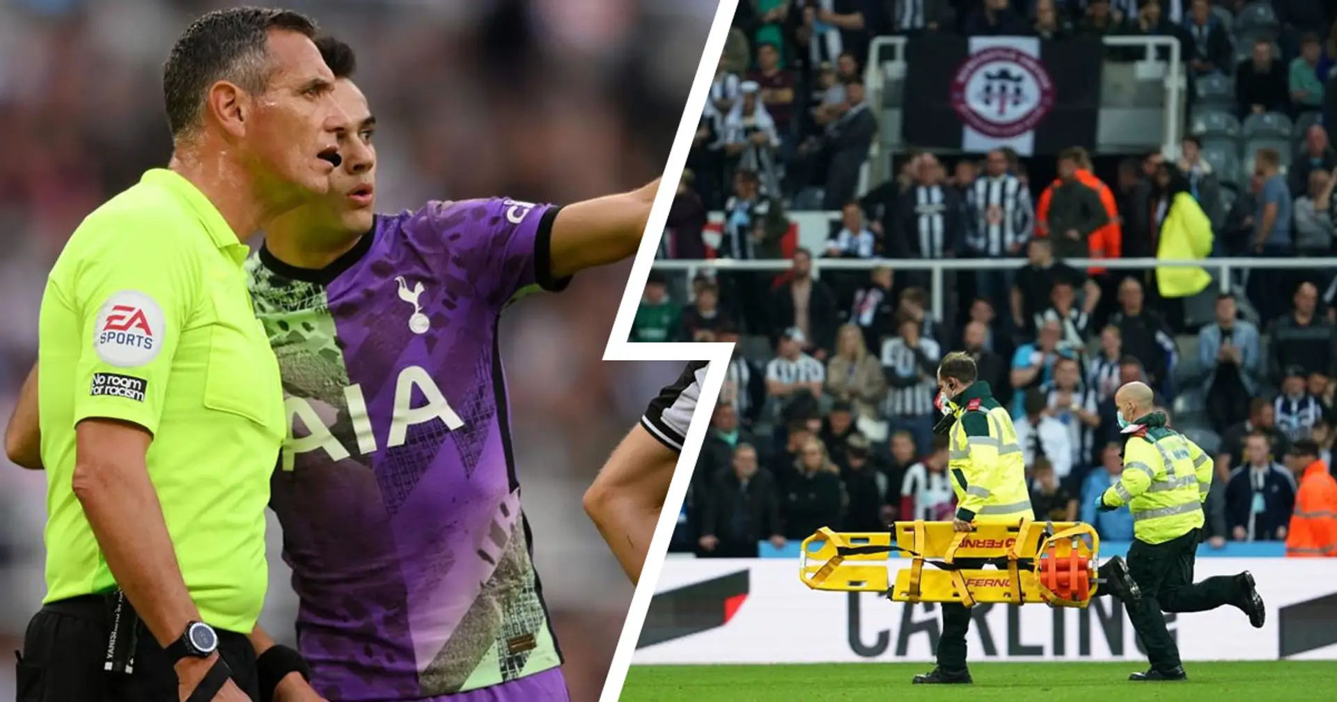Newcastle United fan who collapsed during Spurs game ‘responsive in hospital’