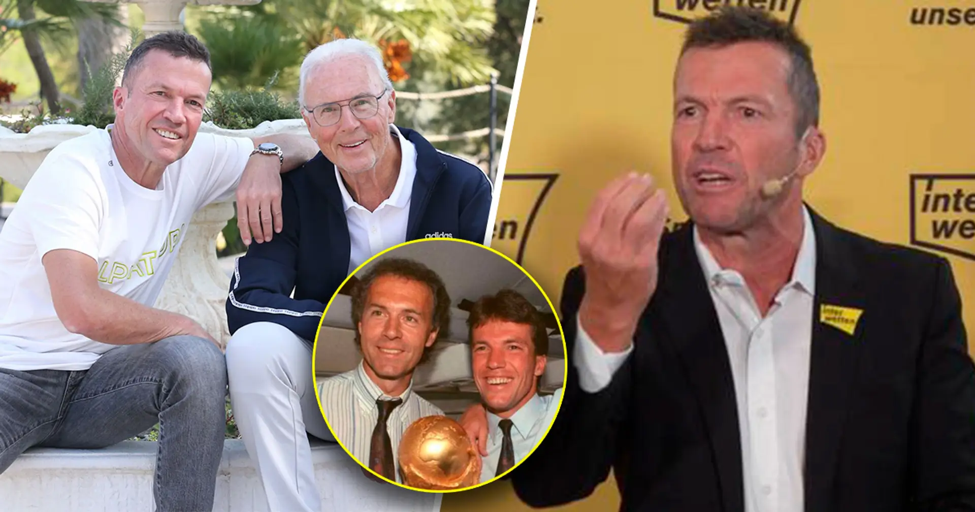 Matthäus über Beckenbauer: "Es ist für mich das Größte, ihn heute als Freund bezeichnen zu dürfen"