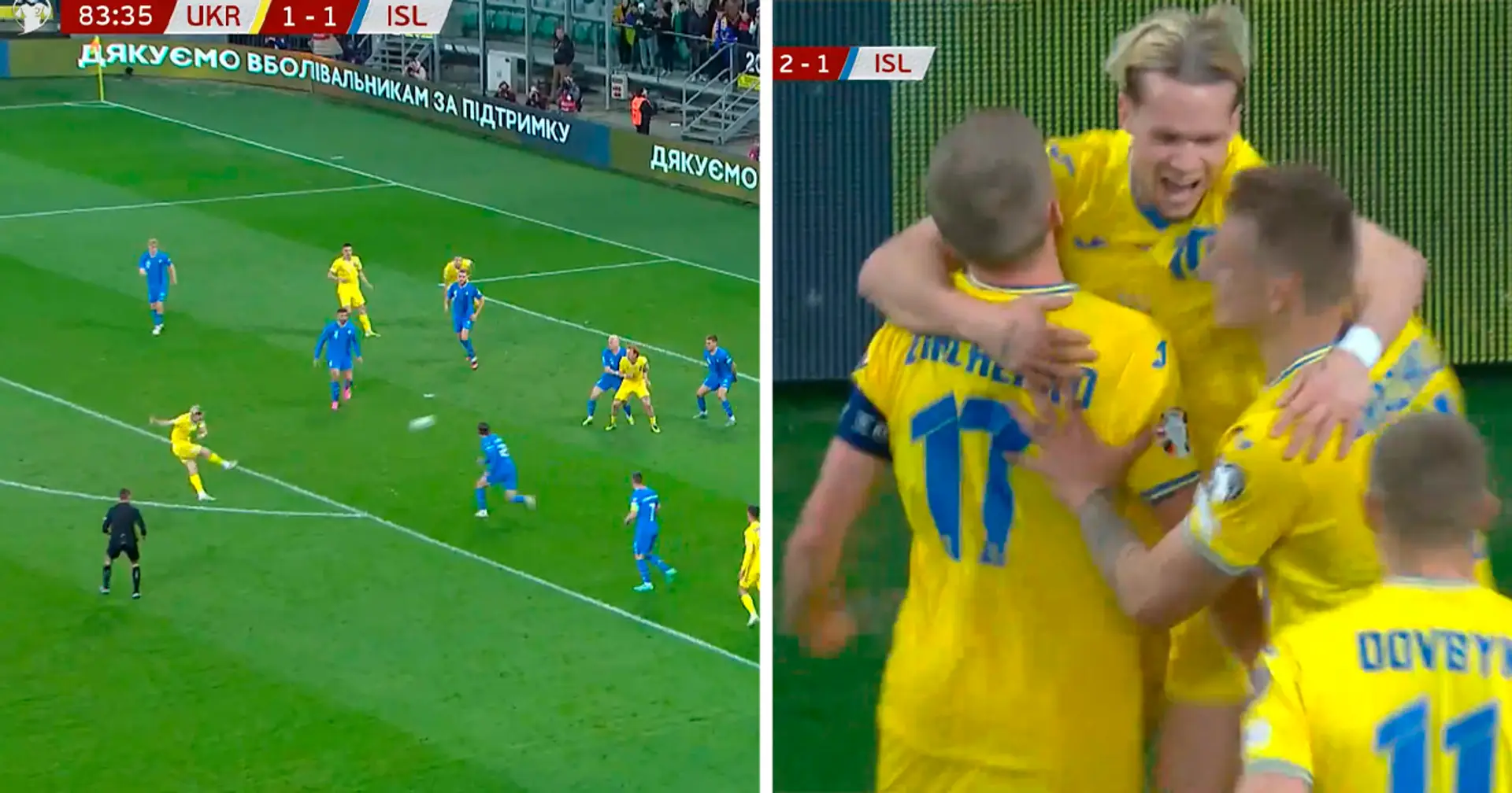 Mudryk sends Ukraine to EURO 2024 with stunning late winner