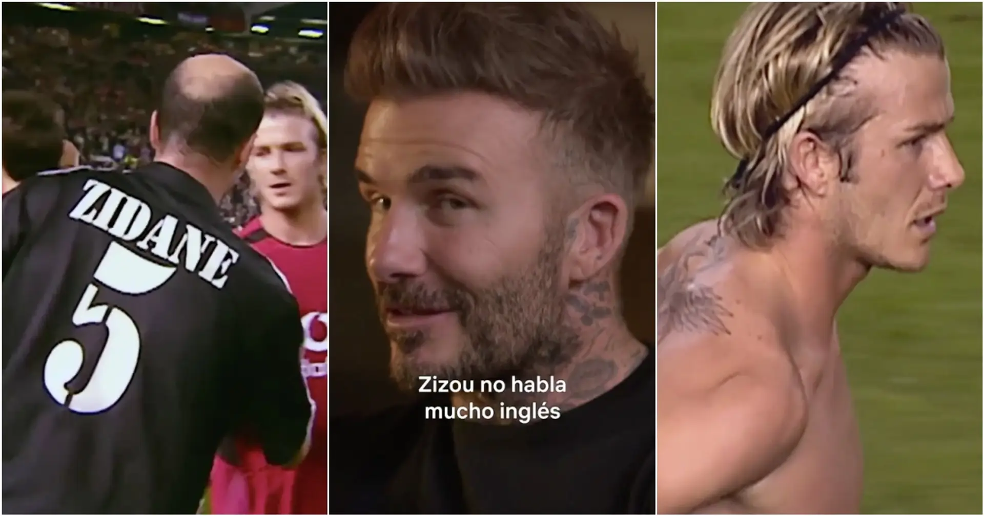 '¡¿Zizou acaba de decir eso?!': Beckham desvela cómo una frase de Zidane le enamoró del Madrid