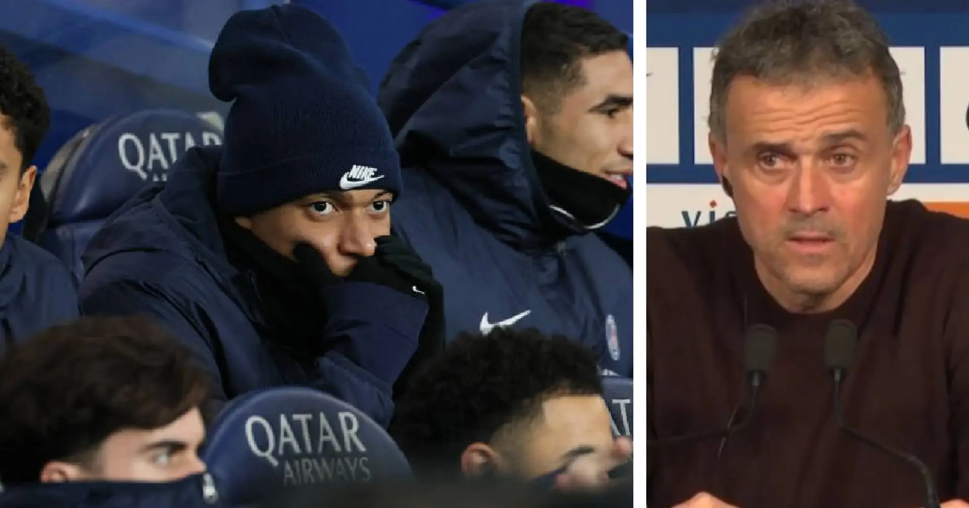 "On n’a pas voulu courir de risques" : Enrique rassure à propos de Mbappé et explique pourquoi il n'a pas joué contre Lille