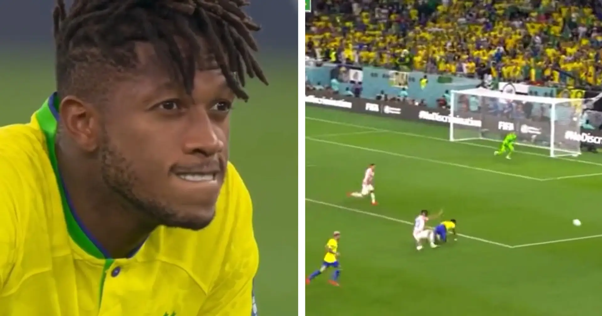 Some fans blame Brazil elimination on Fred alone - here's what happened