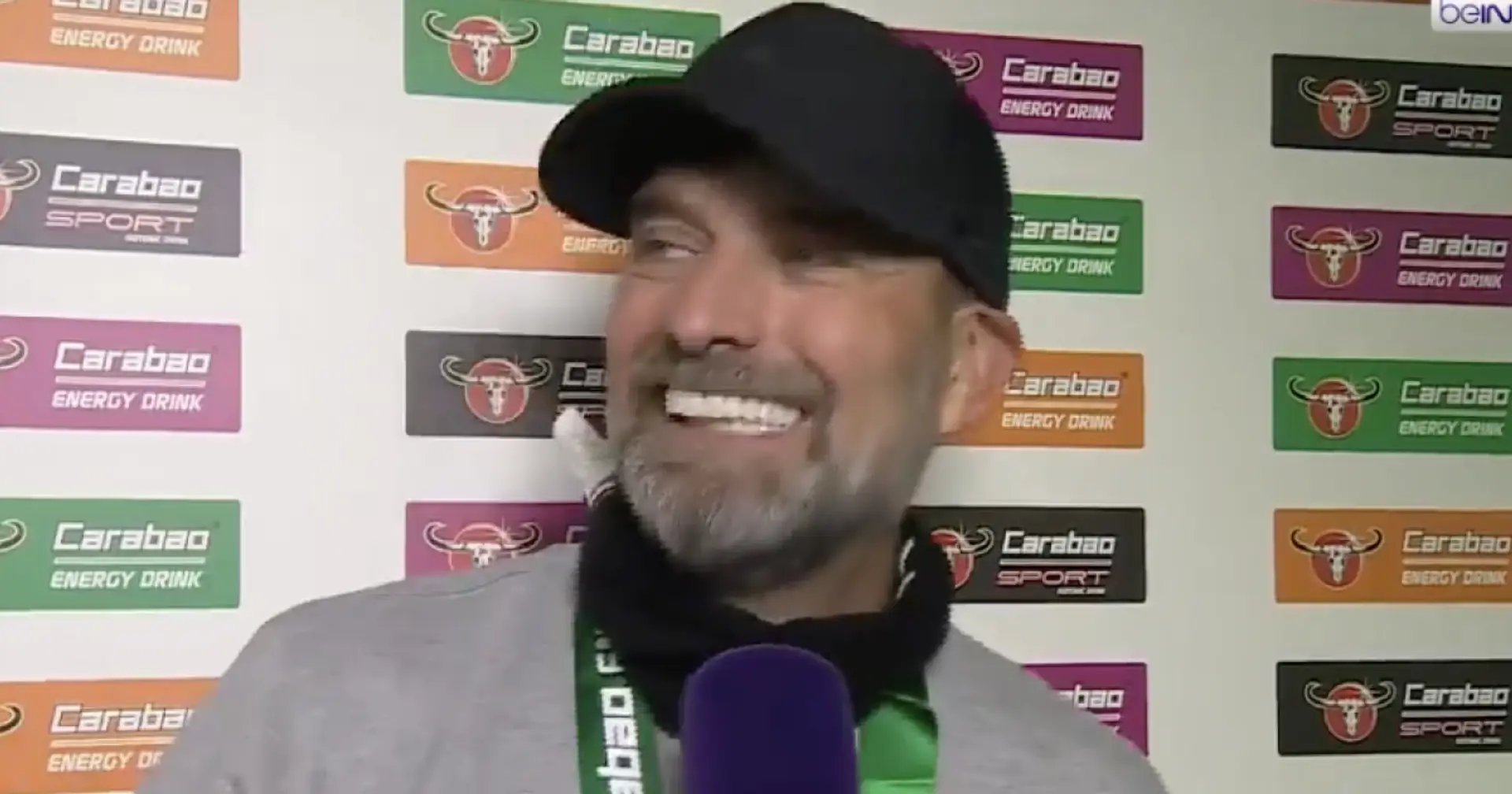 Klopp: 'Fans of other clubs will say it's just a Carabao Cup. Yeah... you wish you would be here'