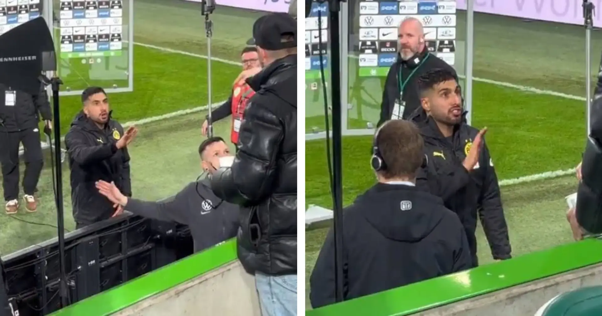 Nach 1:1 in Wolfsburg hatte Emre Can eine verbale Auseinandersetzung mit Fans