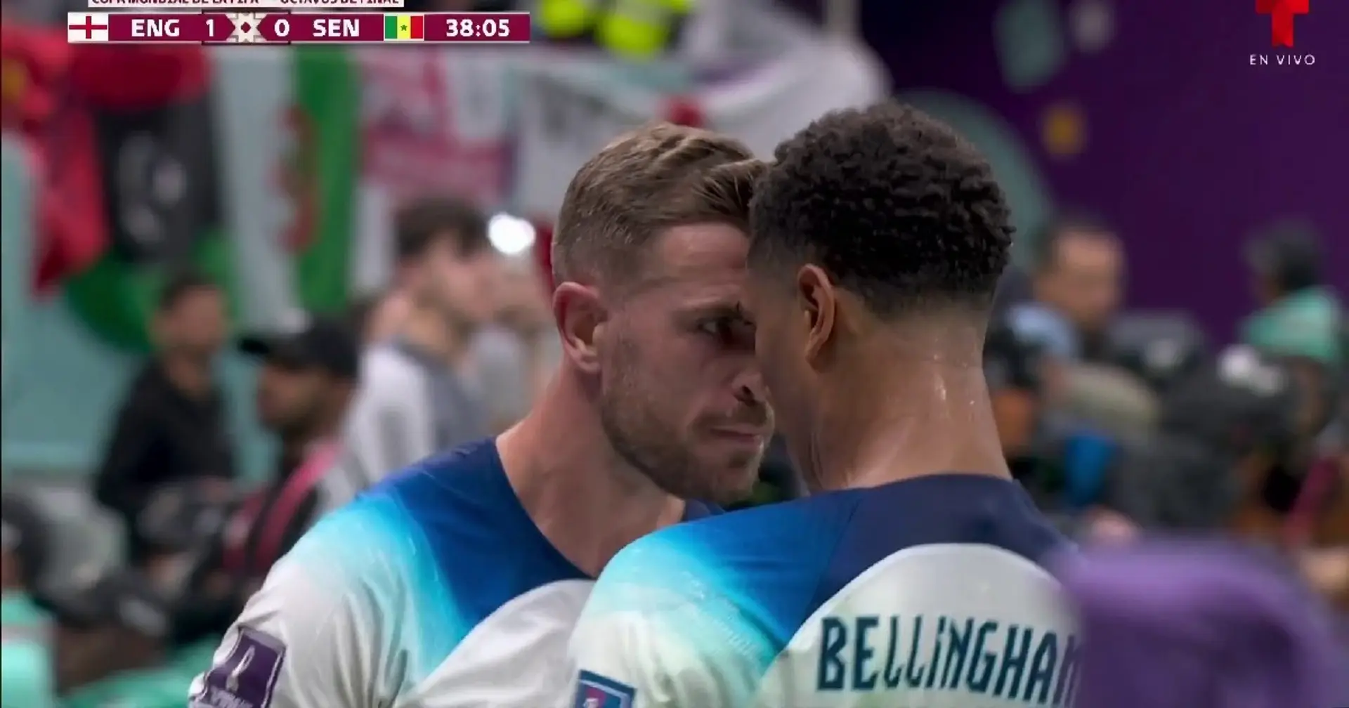 Henderson scores for England from Bellingham assist
