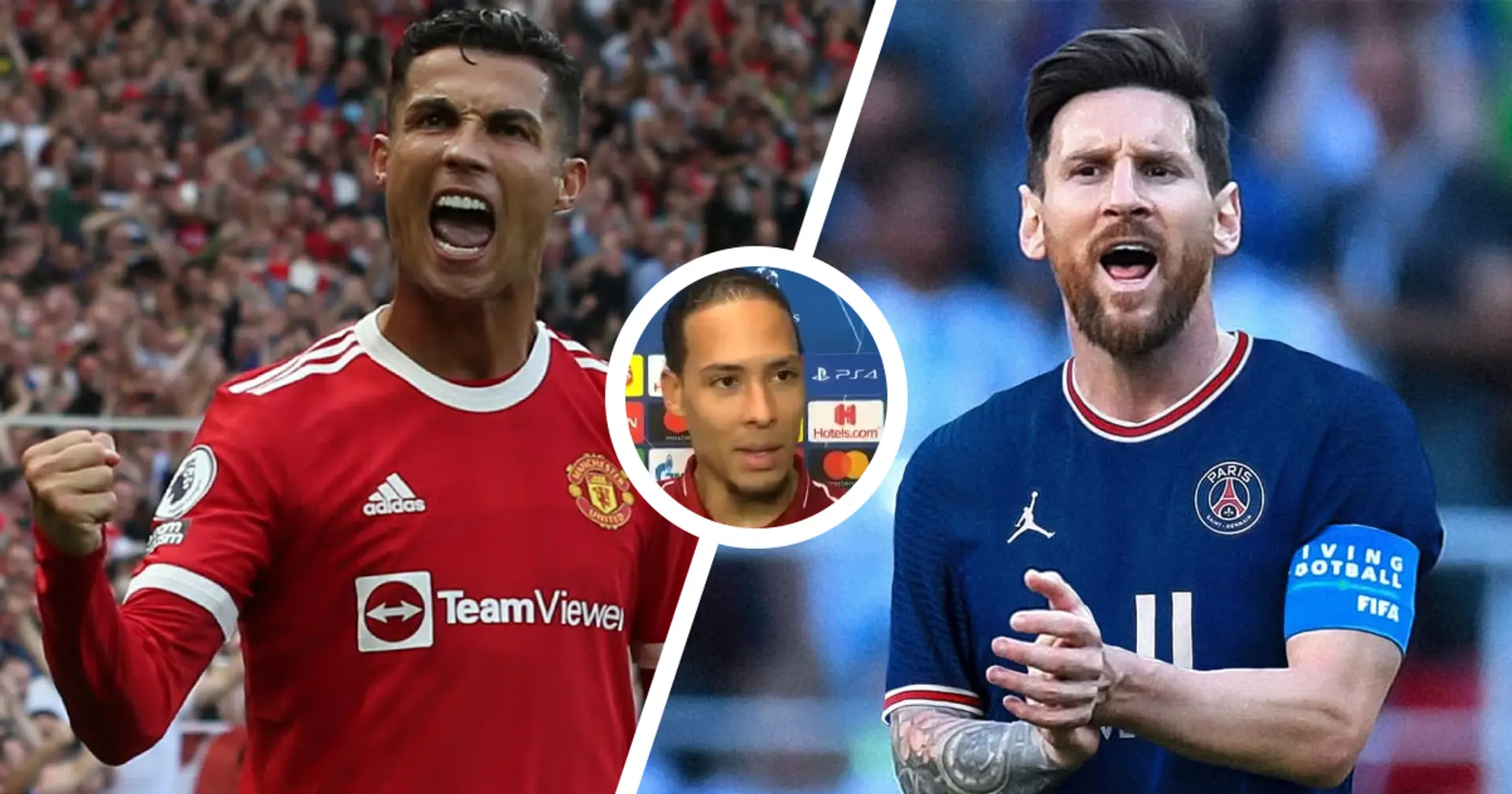 "Immer noch der Beste auf der Welt": Virgil van Dijk mischt sich in die "Cristiano Ronaldo vs. Leo Messi"-Debatte ein