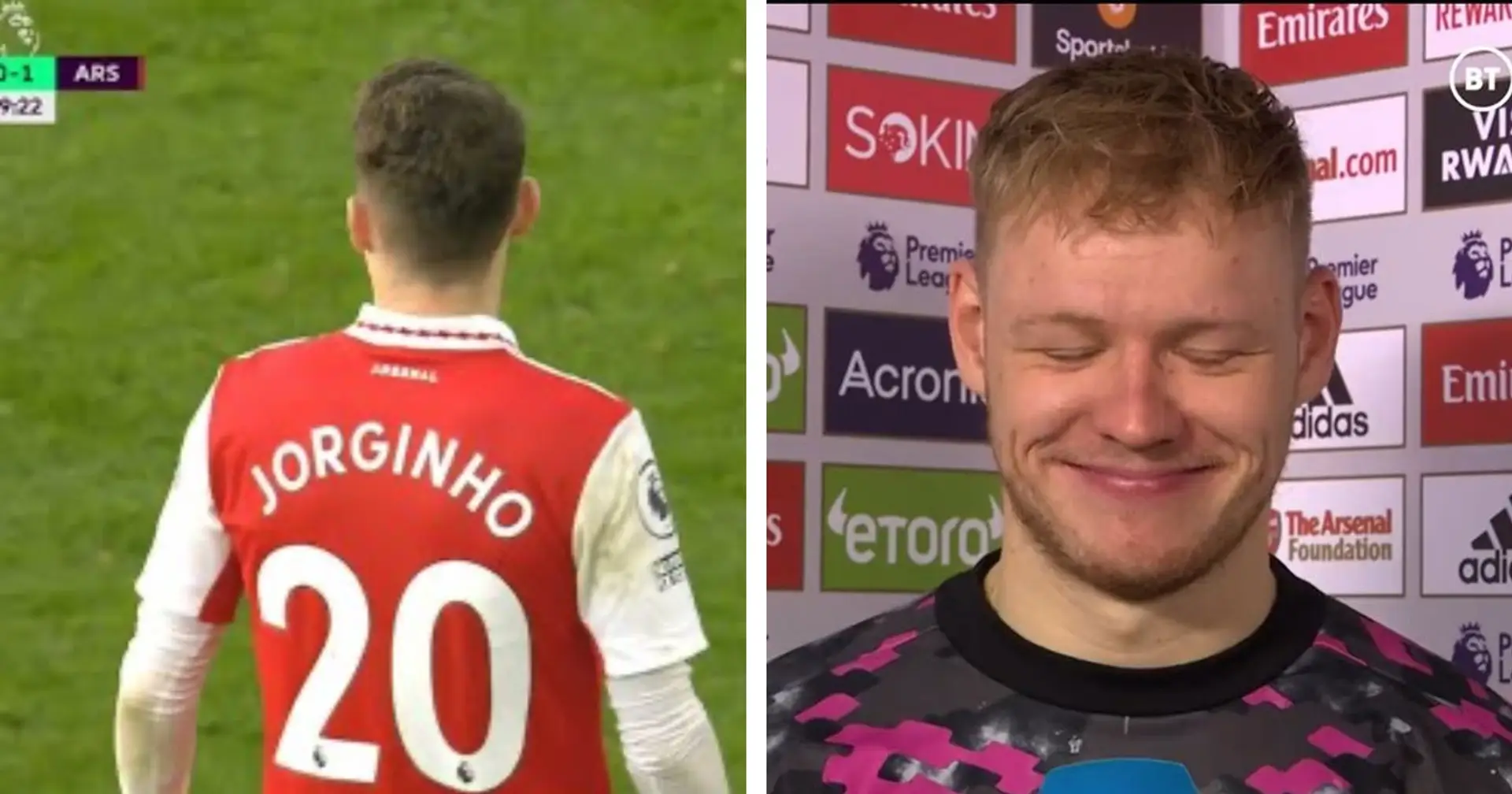 Ramsdale names three Arsenal players with winning mentality - one is Jorginho
