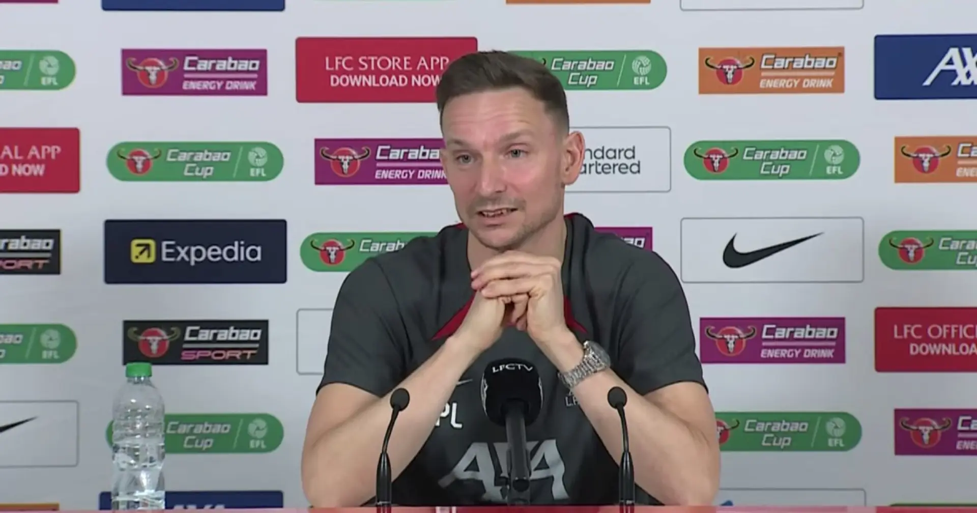 Pep Lijnders provides injury updates on 7 players ahead Carabao Cup final