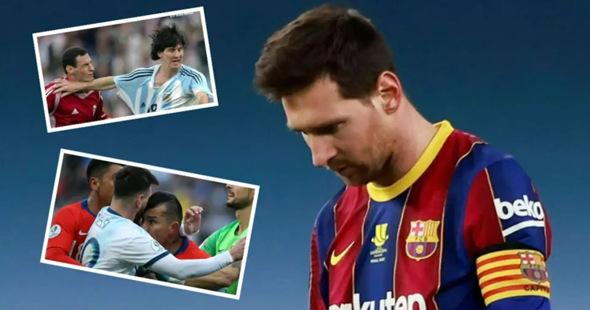 Messi recibió 4 tarjetas rojas en su carrera, y tres de ellas en ocasiones  especiales: explicación de 1 minuto - Fútbol 