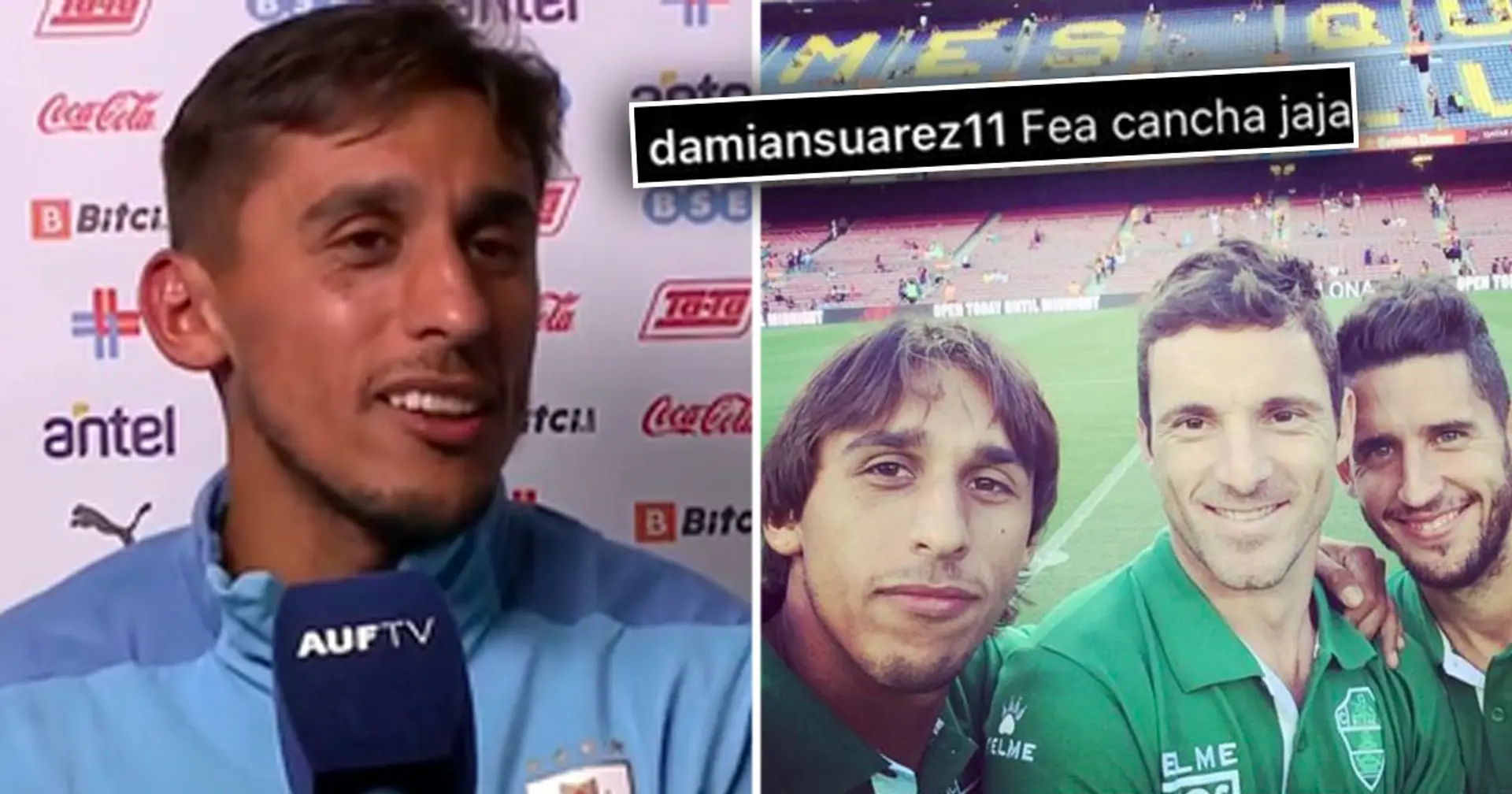 "Quel stade moche": la publication Instagram de Damian Suarez sur le Camp Nou devient virale