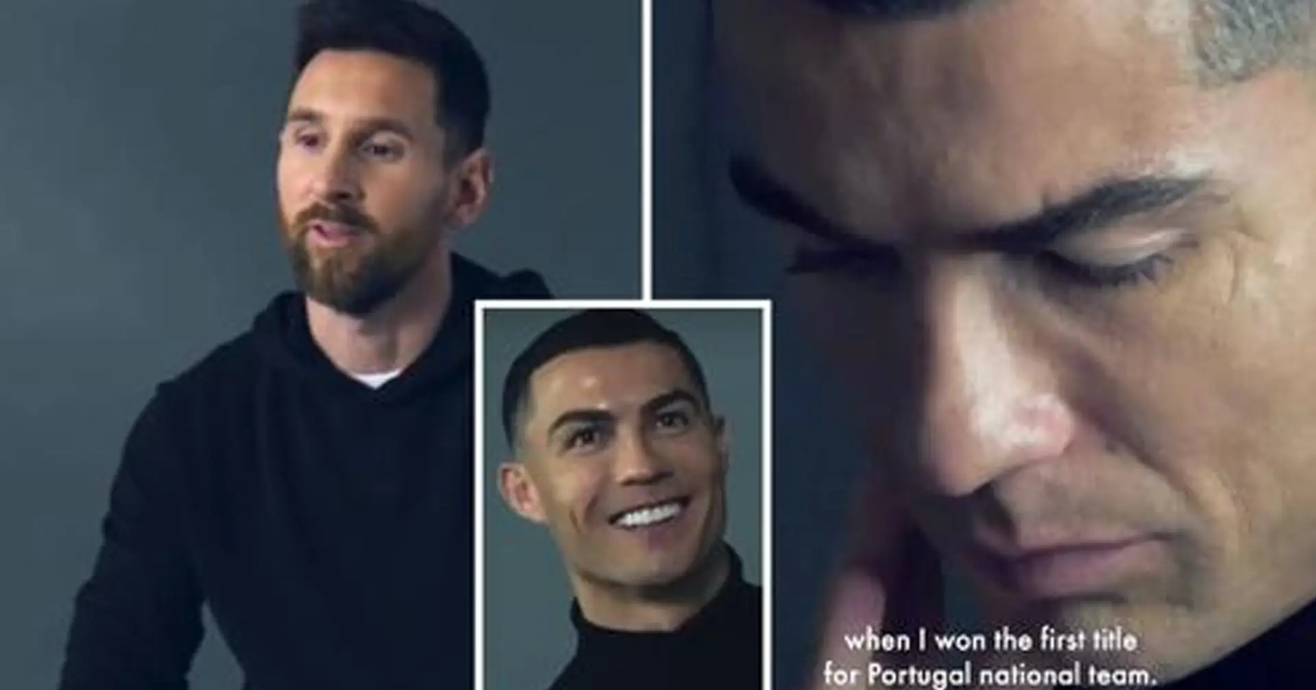 Das ist der Unterschied: Als Messi und Ronaldo gefragt wurden, was Sieg für sie bedeutet, gaben sie sehr unterschiedliche Antworten