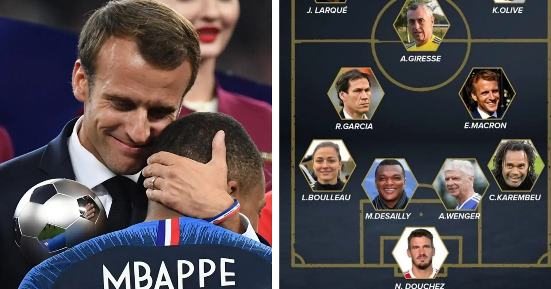 Mit Macron, Wenger und Fußballlegenden: Unglaubliche Startelf für ein Wohltätigkeitsspiel in Frankreich