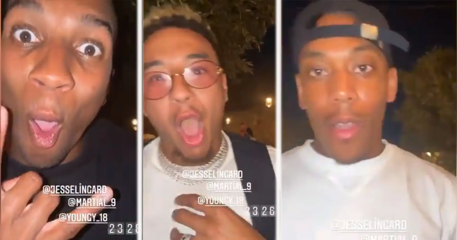 Lingard, Young and Martial reunite to party together in Mykonos