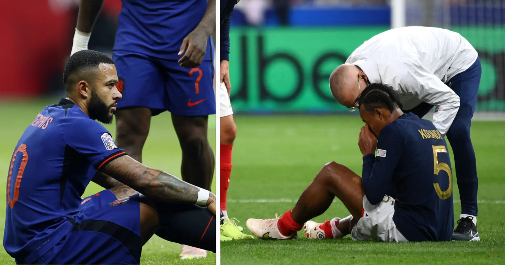 Memphis y 2 jugadores del Barça se lesionan durante el parón internacional