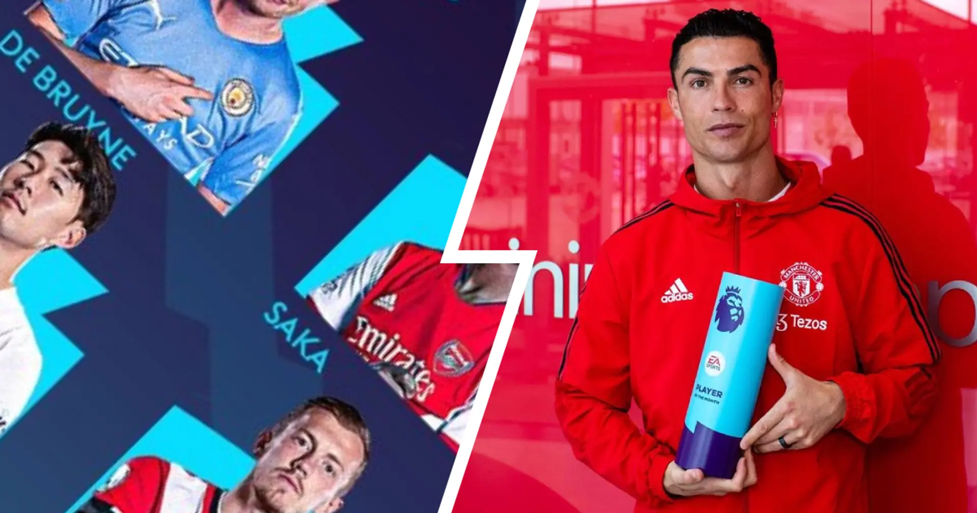 Cristiano Ronaldo snubbed from Premier League Player of the Year nomination