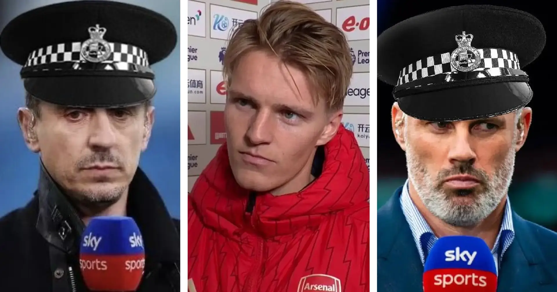 Martin Odegaard replies to Arsenal celebration police after new criticism