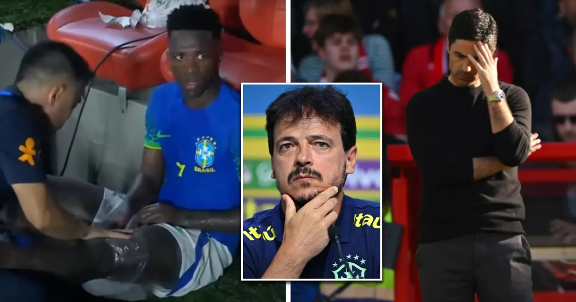 What Vinicius Jr injury in Colombia game could mean for Arsenal?