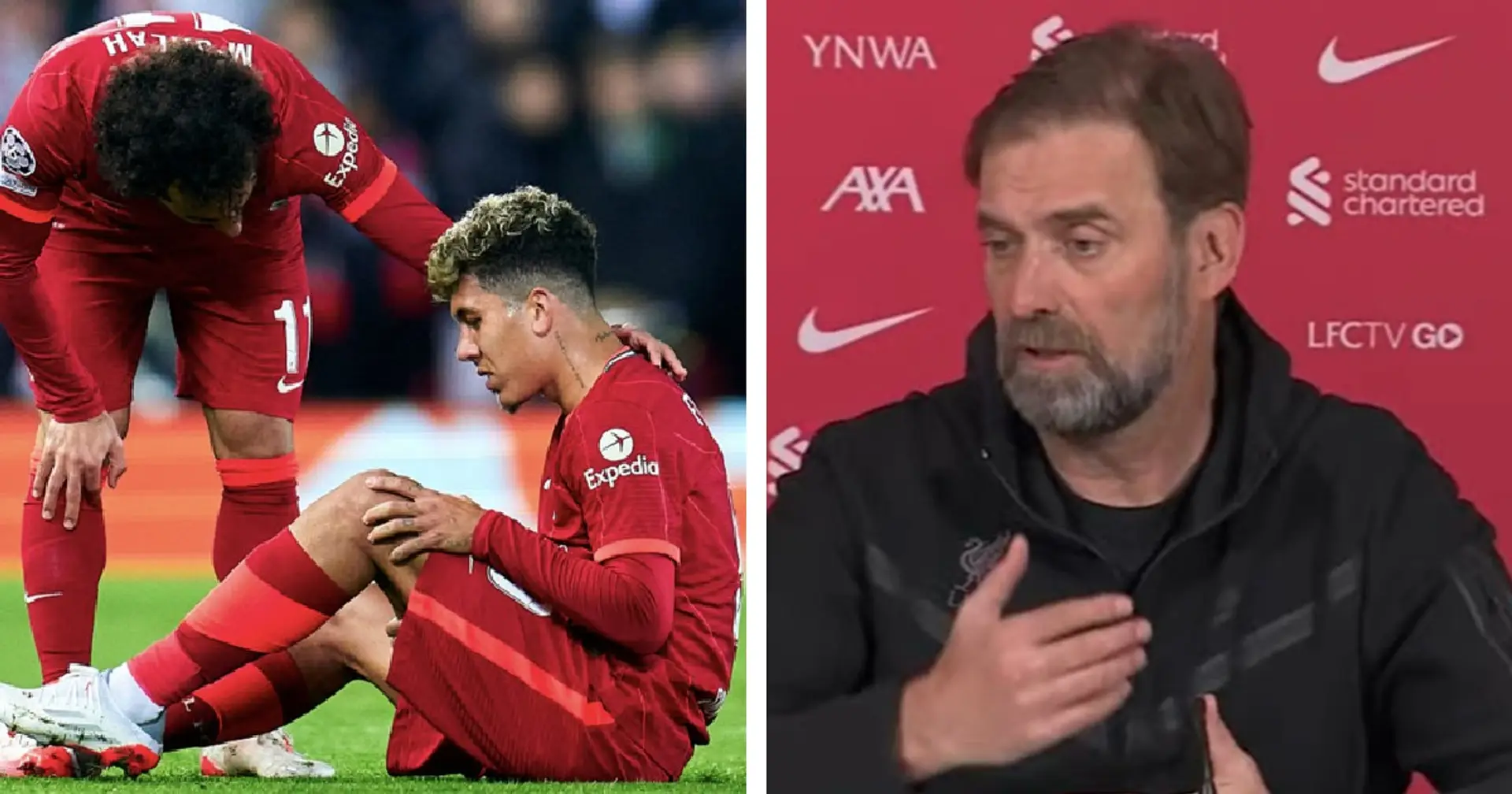 'Takes a little bit longer than we all thought': Klopp provides injury update on Firmino