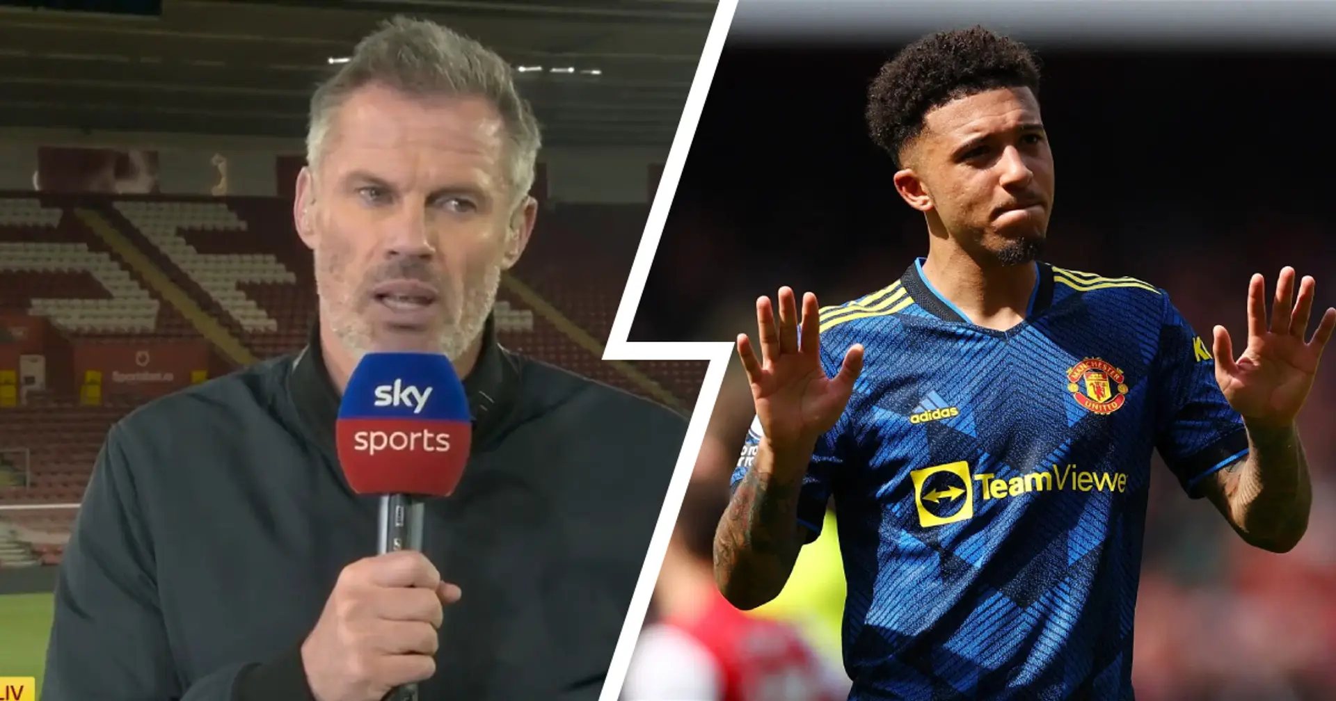 Jamie Carragher: 'It hasn't gone as well for Jadon Sancho at Manchester United'