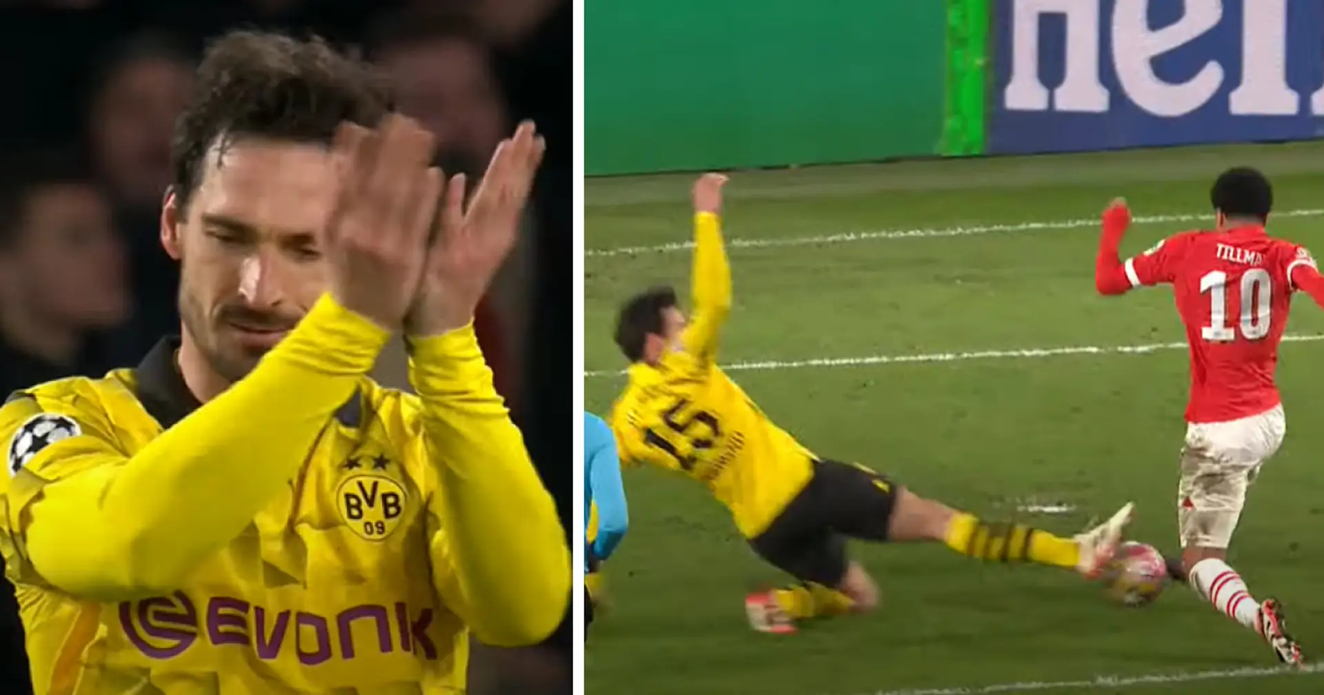 'Twitter waits for it. Twitter gets it': Mats Hummels hits out at 'joke of a penalty' on Malik Tillman in Dortmund game