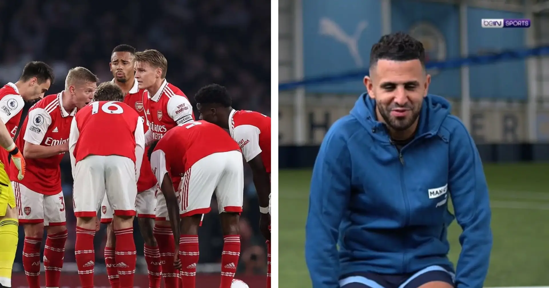 'I'm killing him': Riyad Mahrez names Arsenal player he's always on the phone with