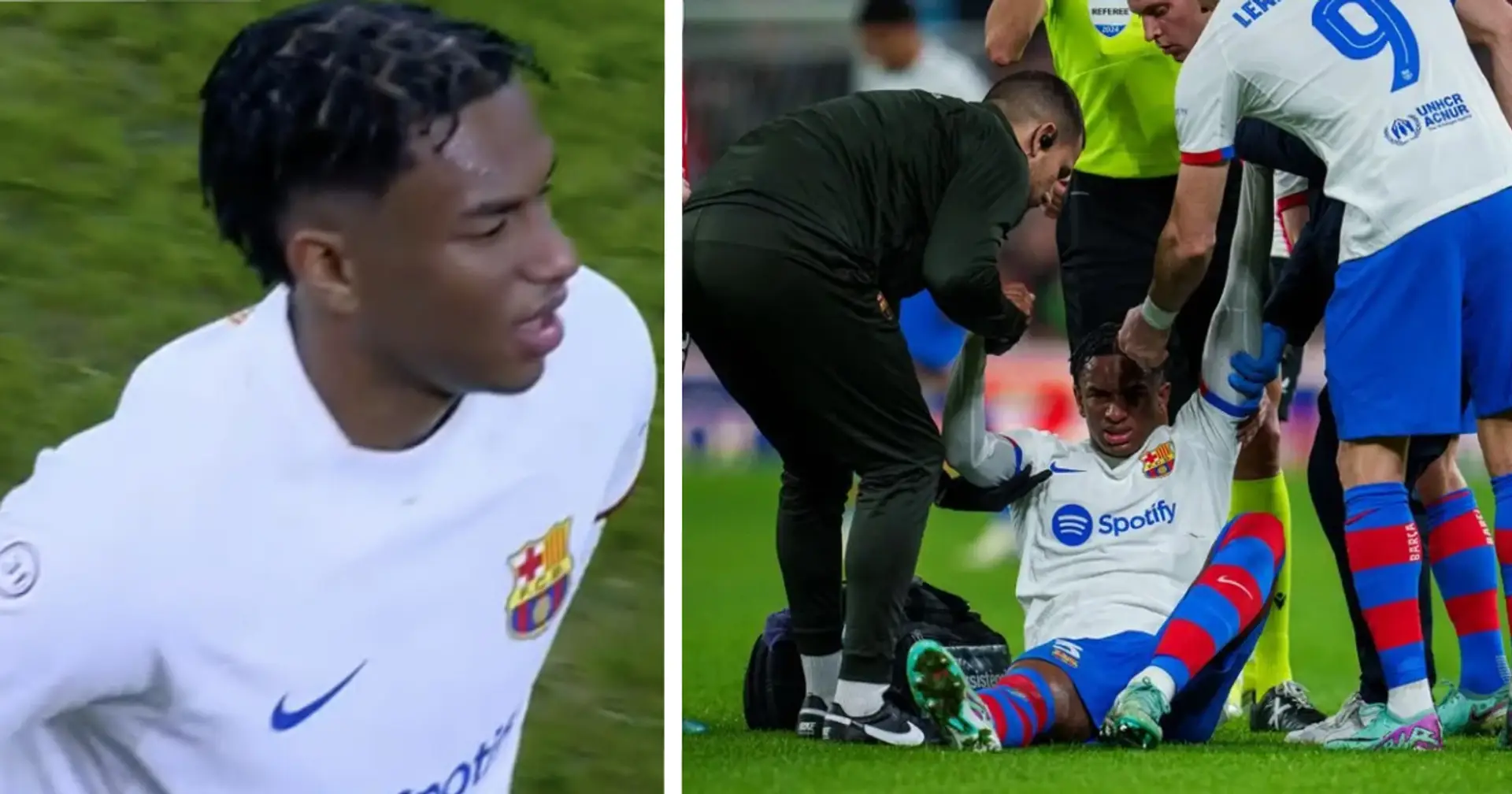 Le Barça révèle la décision finale de Balde après sa blessure grave et confirme qu'un autre joueur est blessé