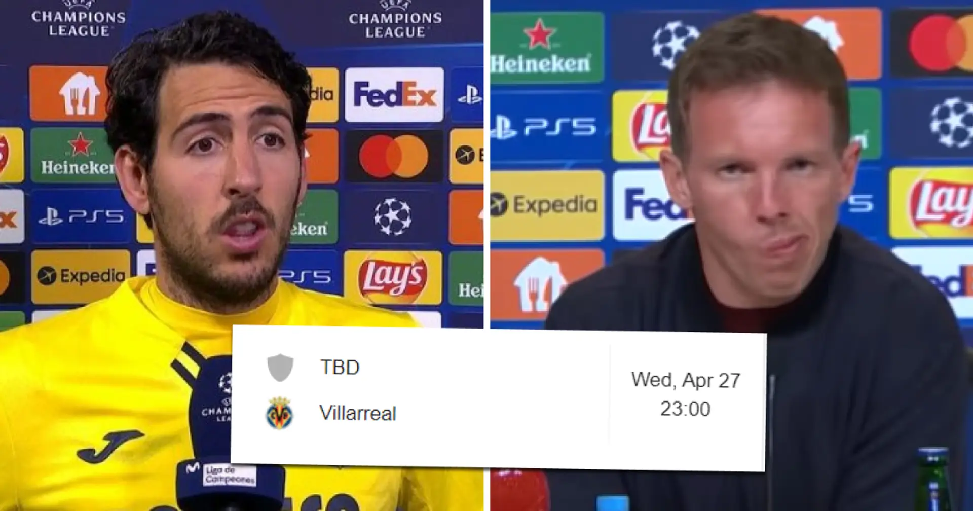 Villarreal's Parejo: 'Nagelsmann said he wanted to settle the tie in first leg. Sometimes when you spit up, it falls on your face'