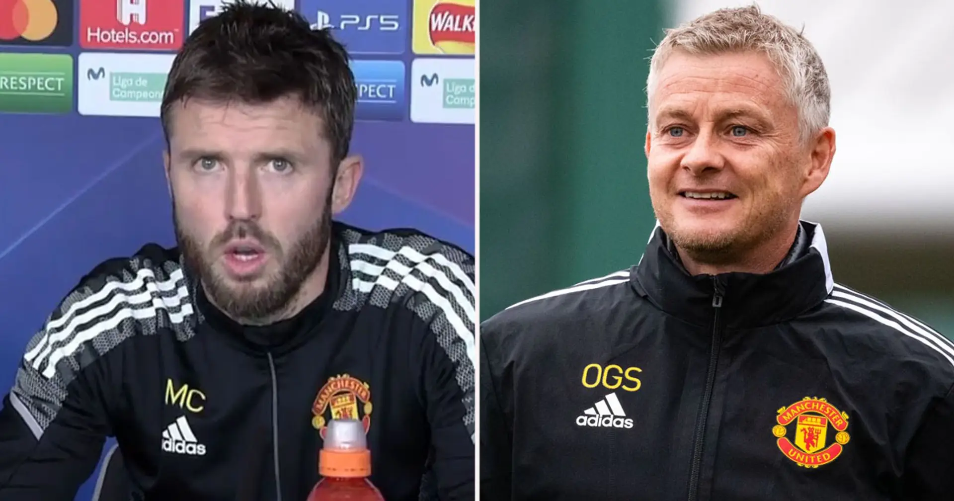 'That's why we worked together for so long': Carrick admits he has 'very similar' beliefs as Solskjaer