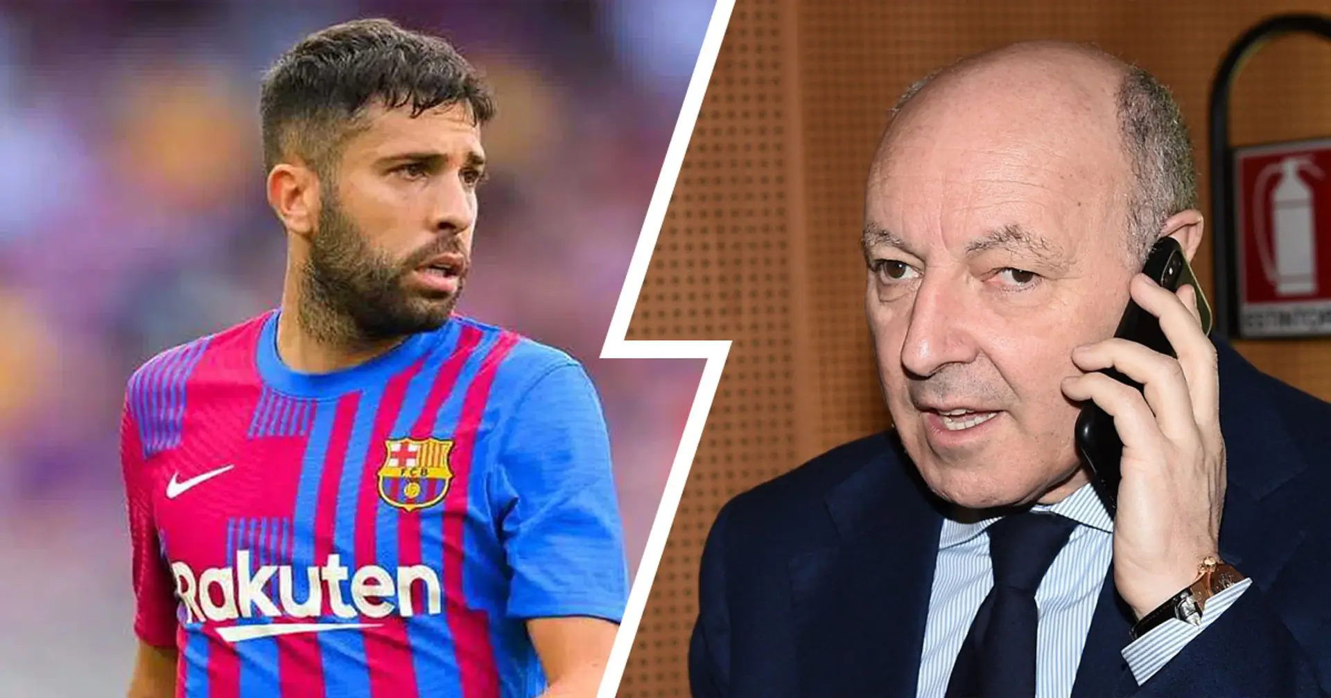 Il Barca e l'Inter raggiungono un accordo per il prestito di Jordi Alba: la palla passa al giocatore - Gerard Romeo