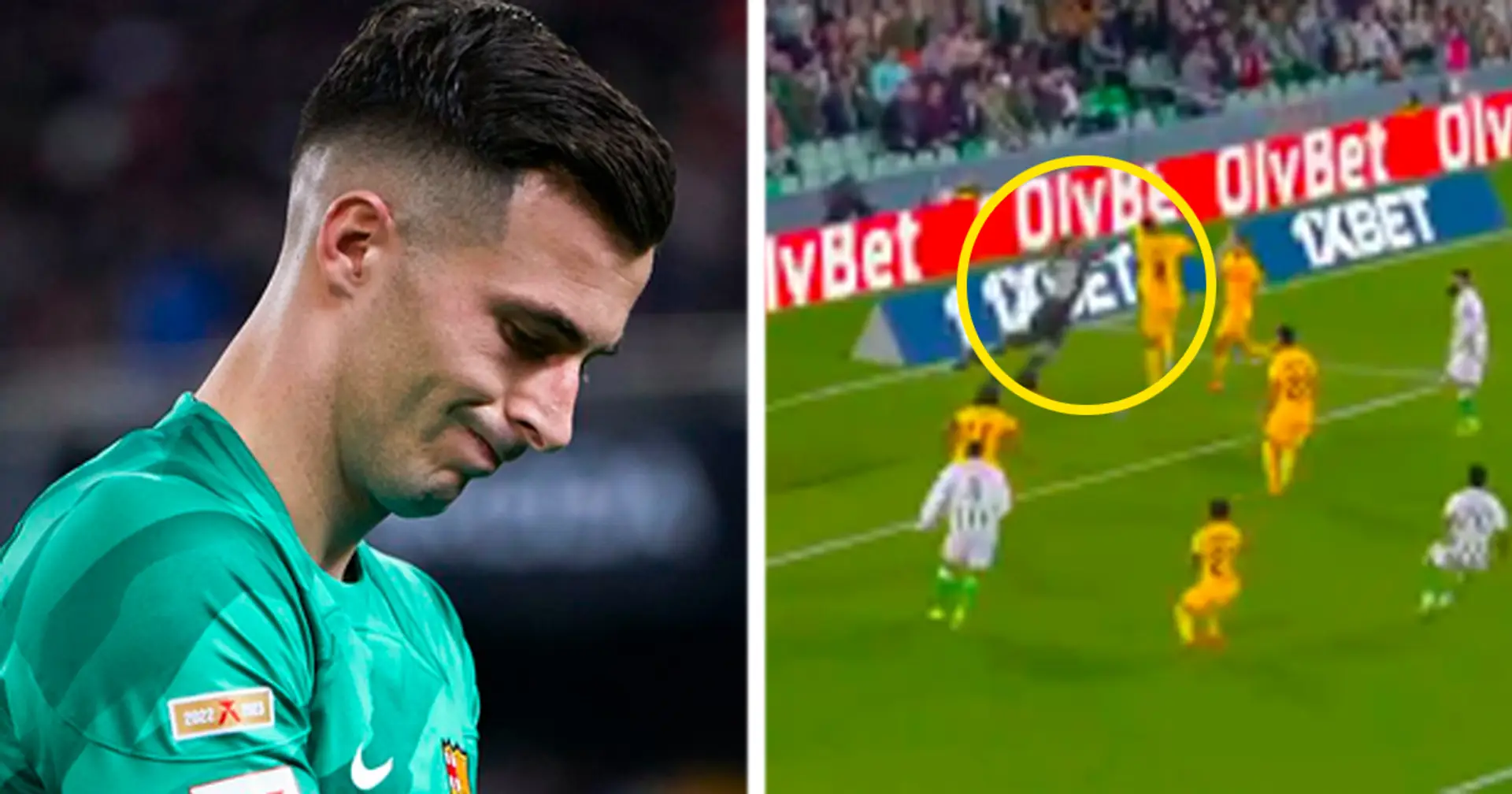 'Like an outfield player forced to put gloves on': Barca fans react to Inaki Pena's disasterclass v Betis